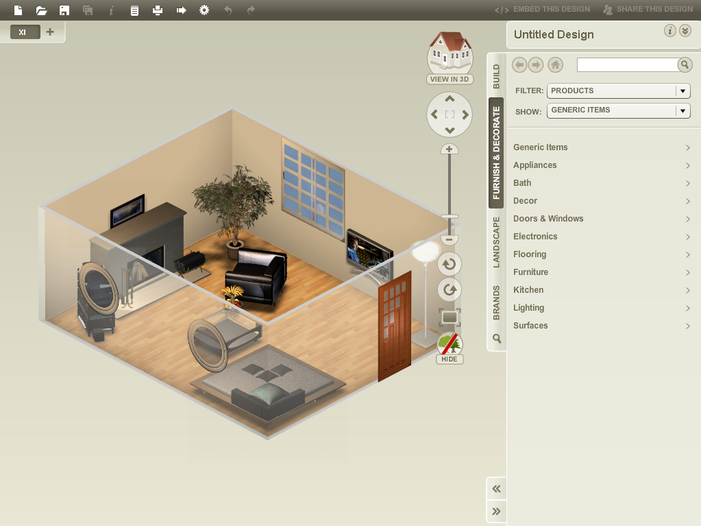 Autodesk homestyler design your interiors online for for 3d homestyler